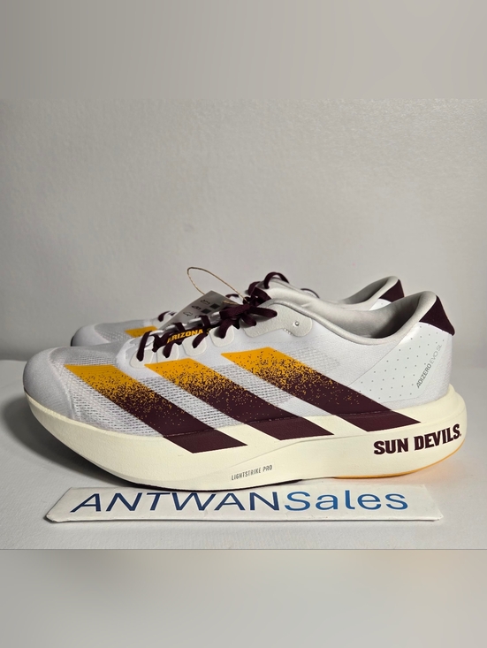 Adidas x ASU Sun Devils Adizero Evo SL Running Shoes JQ4572 Men’s Size 15 main image 13